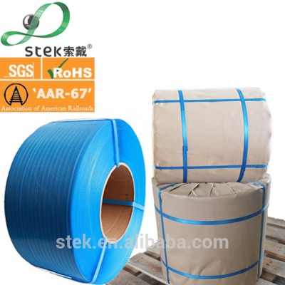 white 12mm polypropylene band from the biggest manufacturer(STEK)