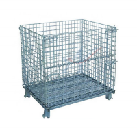 1000*800*840mm metal wire mesh storage cage   pallet cage